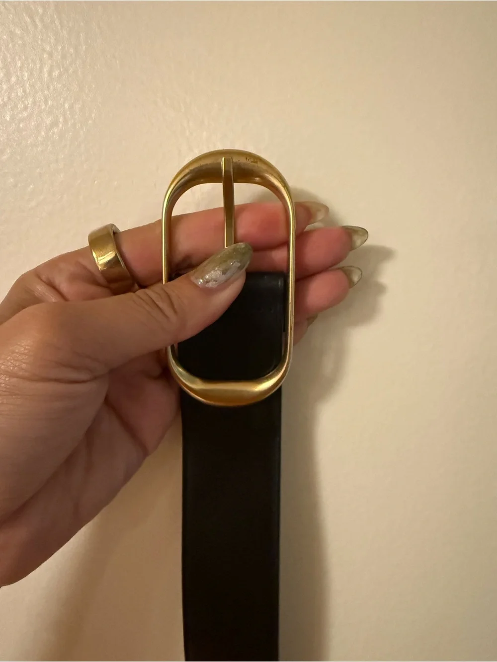 Aritzia Halo Leather Belt - Sz Small